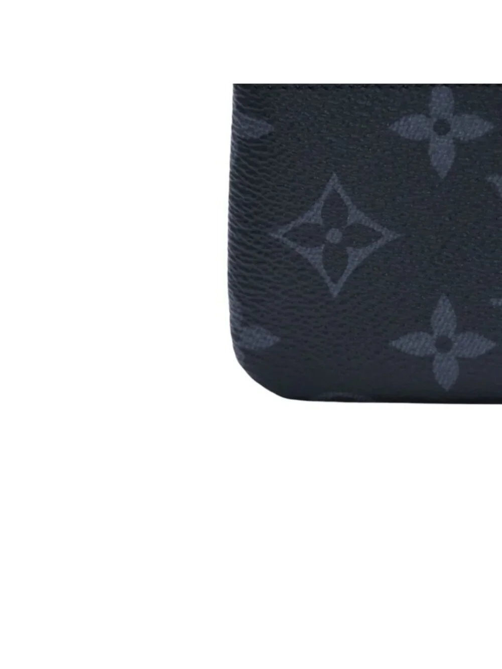 Louis Vuitton Pochette Cles Coin Purse Monogram Eclipse Black